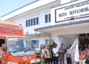 Turut Prihatin Wali kota Kotamobagu Asripan Nani Kirim Bantuan Bagi masyarakat Terdampak Meletusnya Gunung Ruang