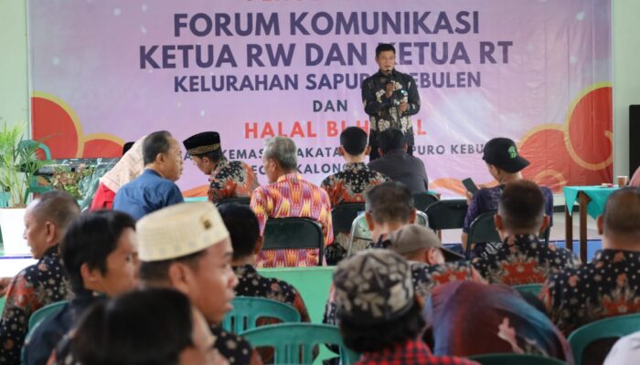 Pengukuhan Forum RT RW Sapuro Kebulen Guna Tampung Aspirasi Masyarakat