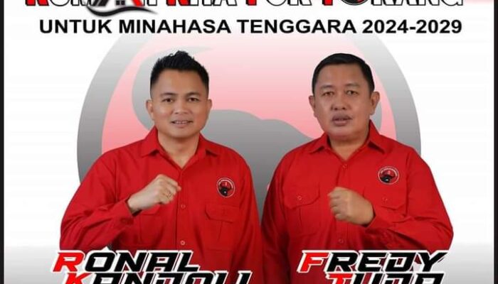 Dukungan Elektabilitas Masyarakat Meningkat, Ronald Kandoli-Fredy Tuda Siap Pimpin Mitra