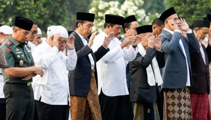 Presiden Jokowi dan Pj Gubernur Jateng Tunaikan Salat Idul Adha dan Berkurban di Semarang
