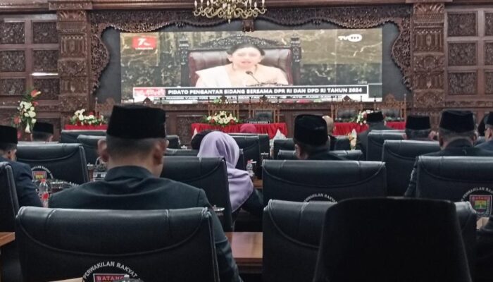 Simak Sidang Tahunan, DPRD Batang Imbau Sinergi Tetap Terjalin