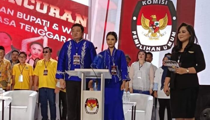 Debat Publik Pertama Calon Bupati dan Wakil Bupati Minahasa Tenggara: ST – CBK Tampil Memukau