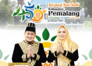 Ucapan Selamat Hari Jadi Kabupaten Pemalang ke-45