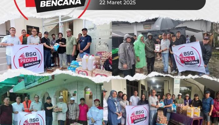 BSG Menyalurkan Bantuan Kepada Masyarakat Kota Manado Yang Terkena Bencana