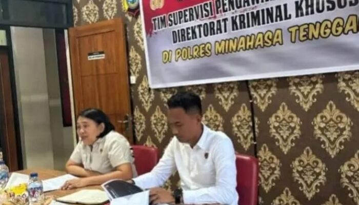 Perkuat Penanganan Kasus Kriminal Khusus, Ditkrimsus Polda Sulut Supervisi ke Polres Mitra