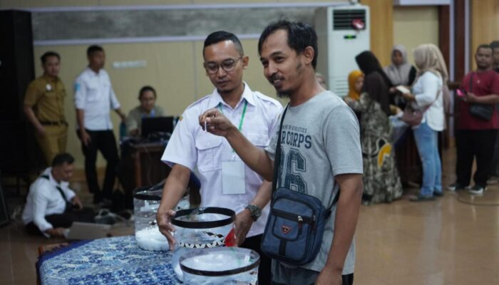 Pengundian Lapak Pasar Banjarsari Dimulai