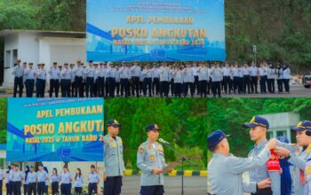 BPTD Kelas II Sulut Resmi Buka Posko Angkutan Natal 2025 dan Tahun Baru 2026